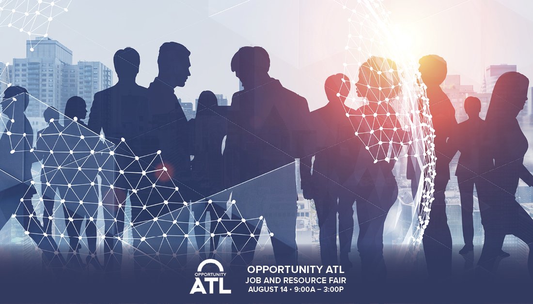atlchamber's tweet photo. The @OpportunityATL Job &amp; Resource Fair is on August 14. More than 36 local and national employers are looking to fill over 1,200 jobs! https://t.co/fzADu36pmJ https://t.co/XCdvMWkrxC