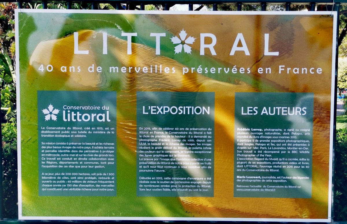 alainstantT's tweet photo. Magnifique Expo Photos du #ConservatoireDuLittoral : '40 ans de merveilles préservées en #France' sur les grilles du #SquareMistral de la @villecannes...
https://t.co/1lTHMSvg8m...
https://t.co/VvL6HkICbP... #CotedAzurFrance #CoteDazurNow https://t.co/5wIFug7mWQ