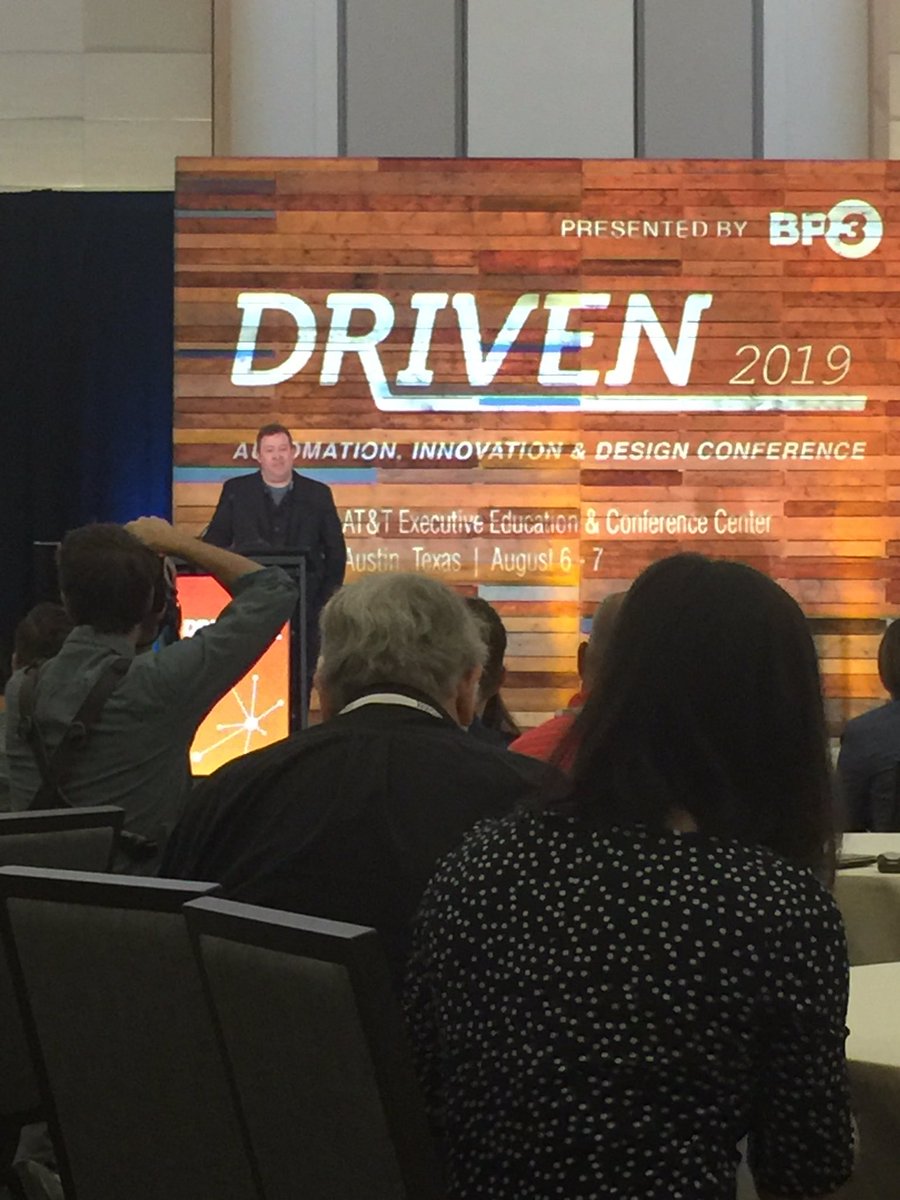JordanBohall's tweet photo. It’s the big boss man of @bp3global himself! The CEO was kind enough to MC the kickoff keynote at #DrivenATX! https://t.co/WeNS9m0m7D