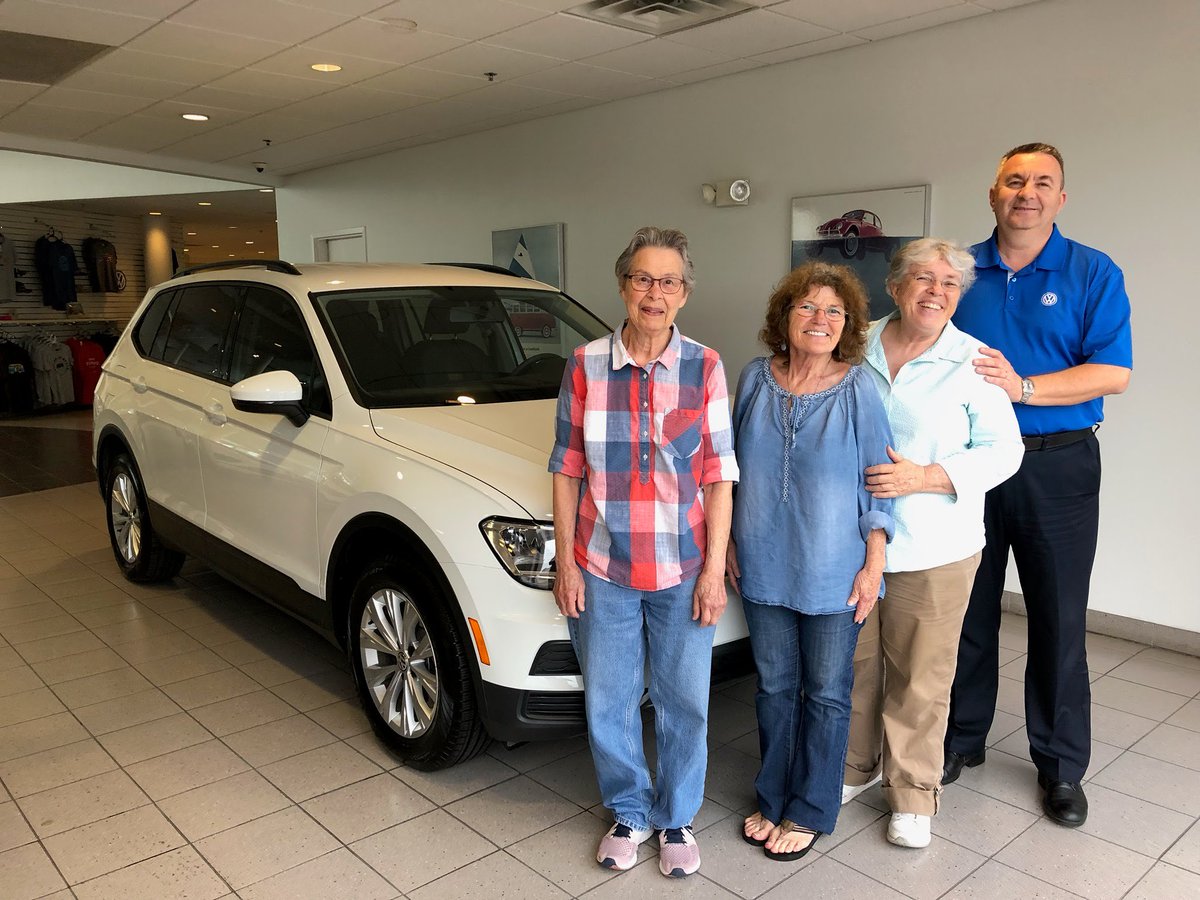 Special congratulations to Mary O'Reilly and her family on their new 2019 Volkswagen Tiguan! Mary has been a client of Zoran our VW General Sales Manager for over 15 years. Thank for you trusting Autobahn VW with your purchase! #AutobahnVolkswagen #AutobahnVW #Volkswagen #Tiguan