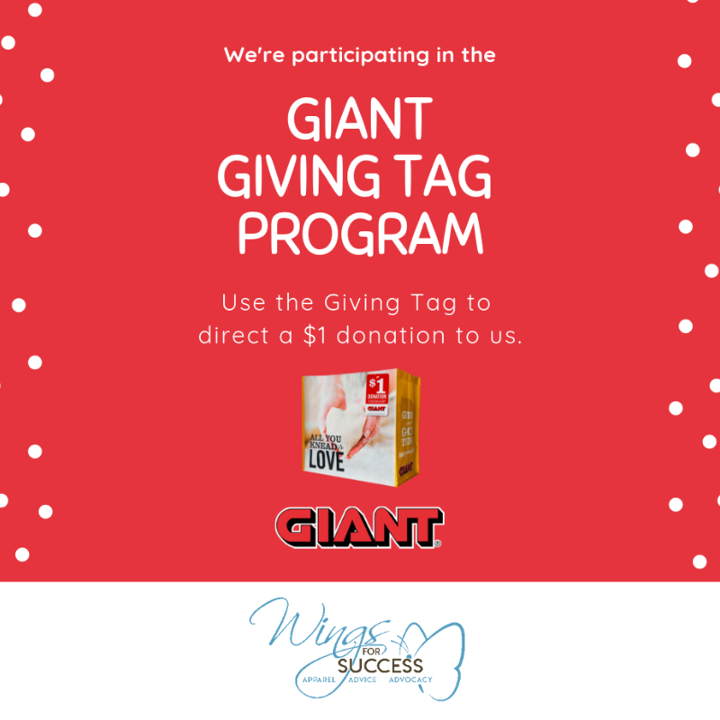 Wings4Success's tweet photo. When you purchase a reusable shopping bag at Giant,please use the code on the tag to have $1 of the purchase donated to Wings for Success. 
#giant
#give
#donate
#green
https://t.co/Ao9eU9a23B https://t.co/PFTYzUg5KM