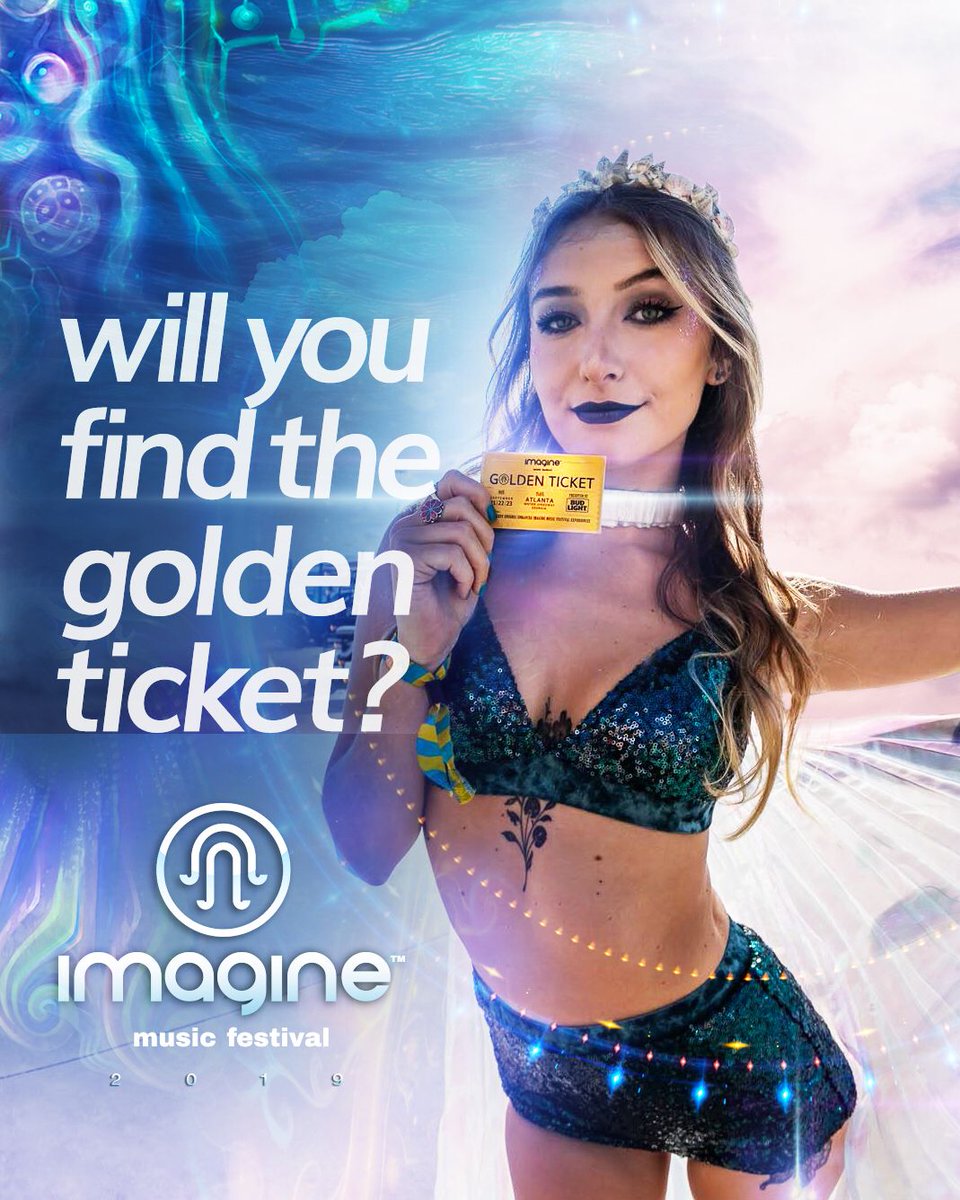 imaginemusicfes's tweet photo. Will YOU find the Golden Ticket? We are hiding Golden Tickets all across the country‼️
🎫 1st- (2) Platinum Passes
🎫 2nd- (2) VIP 4-Day Passes
🎫 3rd- (2) GA 4-Day Passes
Visit https://t.co/msy3Nw1xe8 and like, share, tweet and tag at least 4 friends on this post #IMF2019 https://t.co/zja397PinR