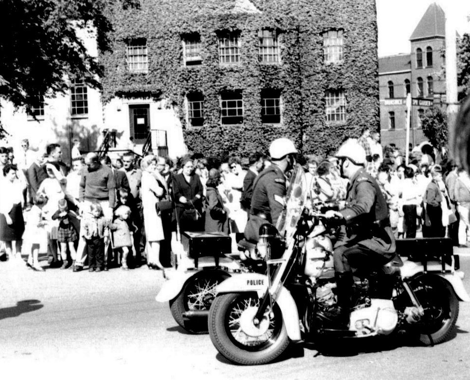 Watching the Natal Day parade in 1965. #SpringGardenRoad