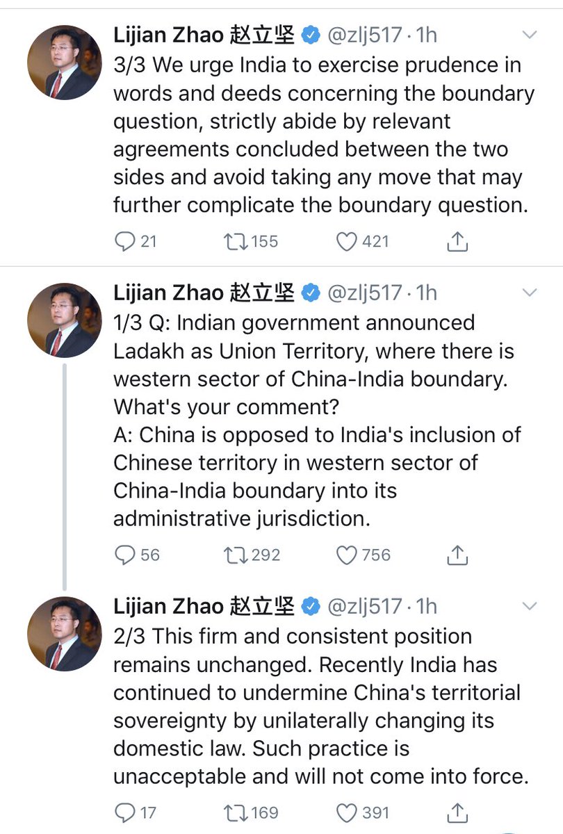 Iyervval's tweet photo. DRUMROLL- biggest insult to Pakistan from INSIDE pakistan: China’s Viceroy there, completely ignores any Pakistani locus standi on #KashmirIntegrated ... he’s only interested in Chinese sovereignty 😂😂😂. On Pakistan’s concerns he refuses to condemn India &amp; advises “restraint”🤣 https://t.co/a8Exp1Sf2p
