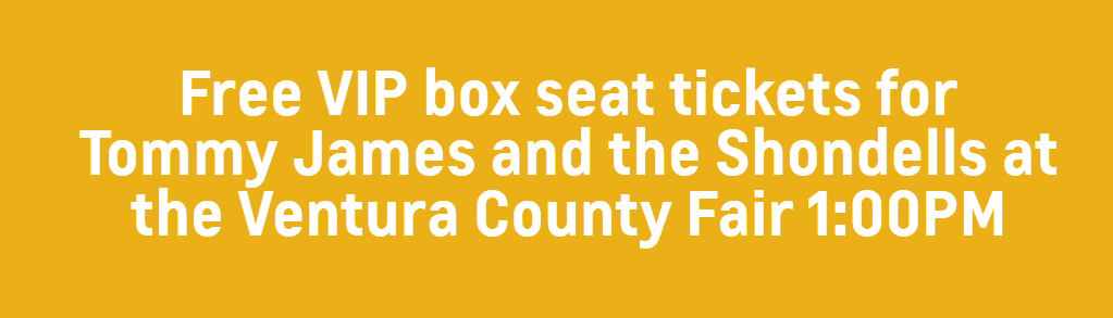 fillmore_chevy's tweet photo. VIP seats available for Tommy James and the Shondells at the Fair today! DM if interested.🎡 #WMLMorrisChevrolet #FillmoreChevrolet #VenturaCountyFair #TommyJamesAndTheShondells #VIPTickets https://t.co/aSWbpCkD5n