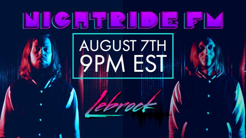Who's ready to rock? UK Synthwave powerhouse @listentolebrock is set to begin releasing more of their coming 2019 album! Catch the premiere for “Take All Night” along with the debut of @dgruetter's exclusive Lebrock interview. It all goes down Wednesday August 7th! See you there!