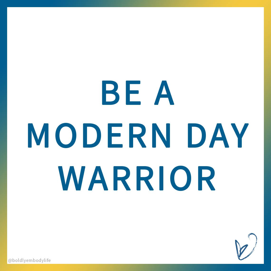 BoldlyEmbody's tweet photo. A modern day warrior is a practitioner of self mastery through diligent practice and self patience
A modern day warrior is fully accountable to her actions
A modern day warrior reveres the spiritual realm that lives beyond appearance and aggrandizing https://t.co/Hmc9QUR5dY