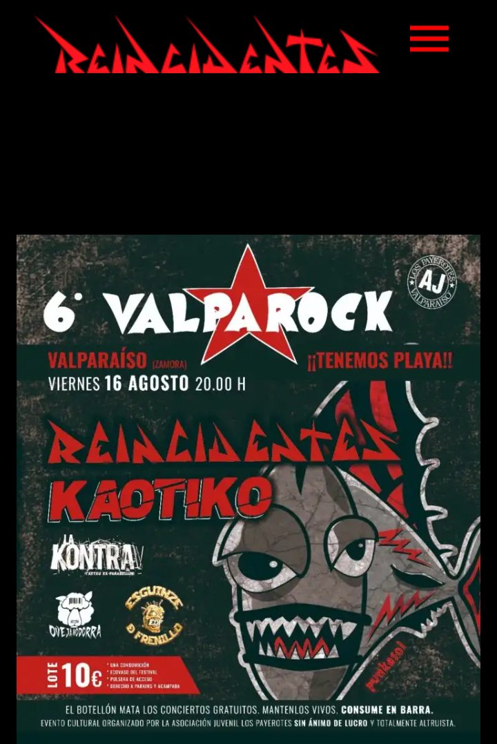 NotInMyHouse26's tweet photo. Ya queda menos para una de las citas que tengo marcadas en 🔴 en mis vacaciones 
#Zamora 
#VALPARAISO 
#Valparock 
@valparock
@reincidentesofi 
@kaotikooficial 
Dos de mis grupos referentes en mis gustos musicales. 🤘🎸 https://t.co/wATA3TErzx