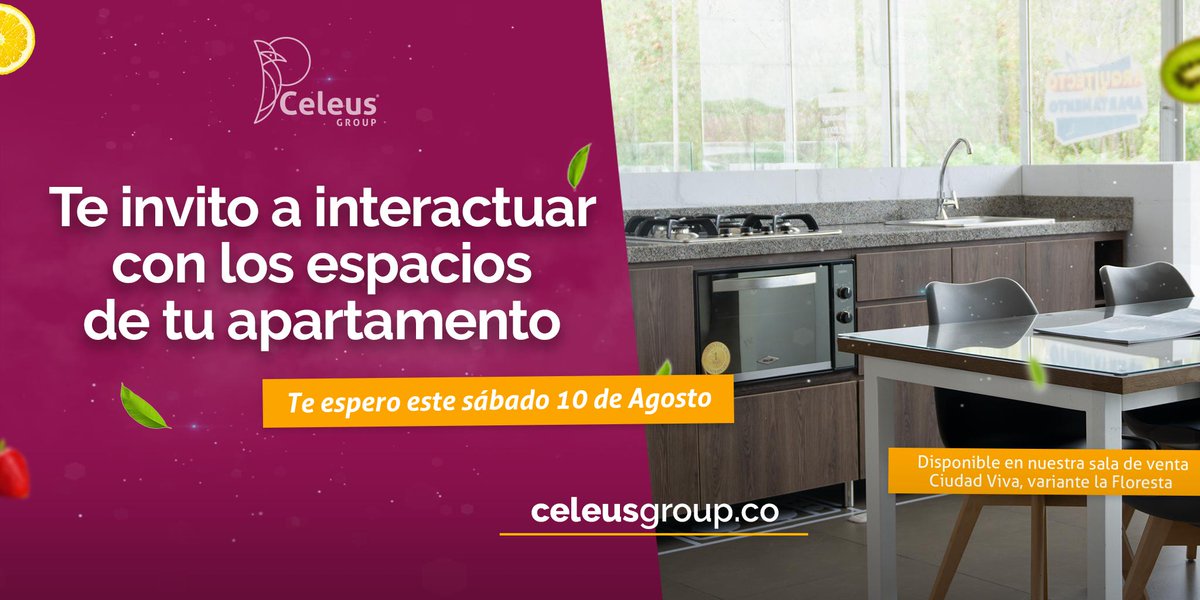 celeusgroup's tweet photo. Ven a disfrutar una deliciosa receta saludable preparada por nuestro aliado Panes Artesanal, mientras interáctuas con tu apartamento flexible de Nogales Club Condominio.🥗🥬🍅 https://t.co/ylSKog6obe