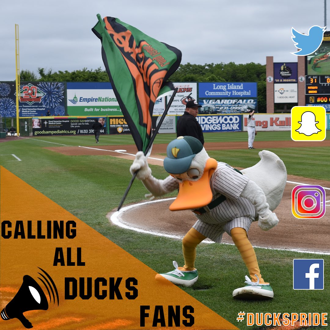 LIDucks's tweet photo. ๐จWant 10 FREE tickets to our Thursday, August 15th game? All you have to do is send us your most spirited Ducks photo, video or creation using #DucksPride to be eligible. We'll pick a winner on Monday, August 12 so don't wait and show us what you got!๐จ๐คฉ https://t.co/jKTNDMWEm1