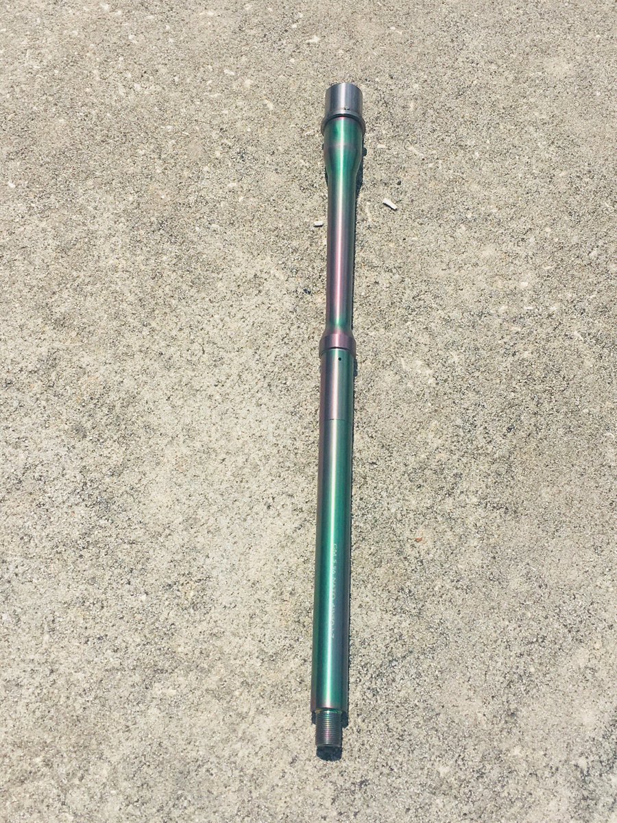 GorillaMchining's tweet photo. AR15 5.56 stainless steel barrel CHAMELEON PVD THOUGHTS ABOUT IT 🧐🤔#ar15 #sickguns #igmilitia #weaponsdaily #gunsdaily #gun #gunporn #gunsbadassery #guns #gunfanatics #weaponsfanatics #gunreligion #2a #2amendment #MERICA #pewpew #hexmag #glock #trijicon #p80 #primaryarms https://t.co/QfZTalxAF0