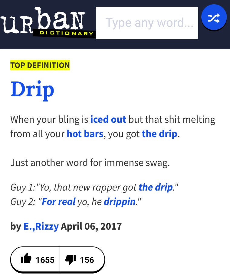 What Does Drip Mean