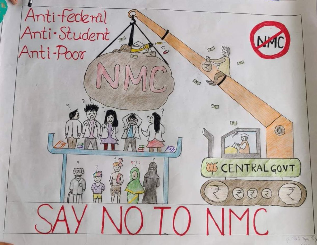 UthejReddy3's tweet photo. #SayNoToNMCbill https://t.co/mURWYFwlMH