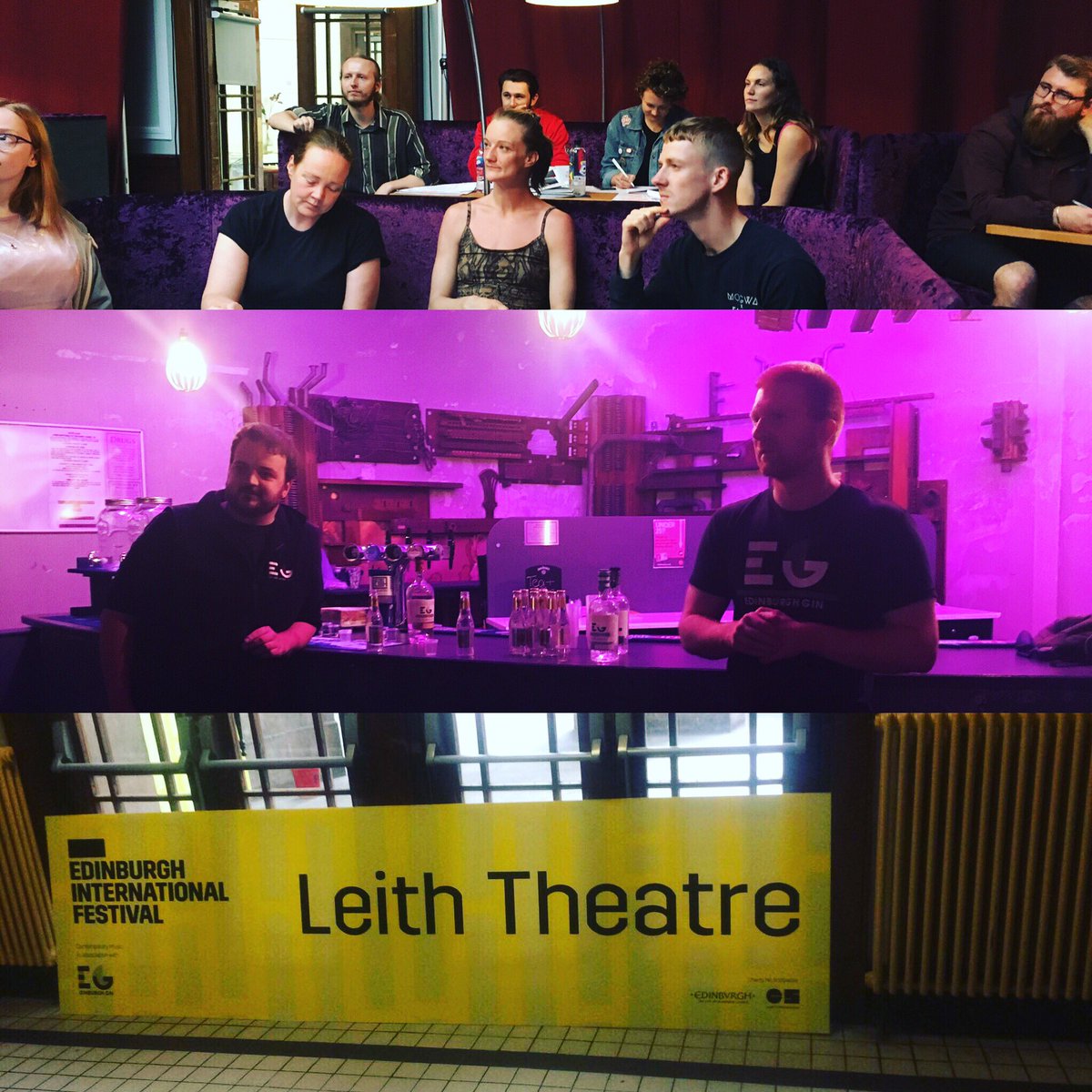 LeithTheatre's tweet photo. A little Health & Safety β
A little gin tasting β
A little signage β
Preparations are in full swing!!!
See you Friday!
@edintfest @Edinburgh_Gin
#almostready #timeisnigh #livemusic #leiththeatre #leith #festivaltime #excitementisreal https://t.co/Q9Gd9sgGHZ
