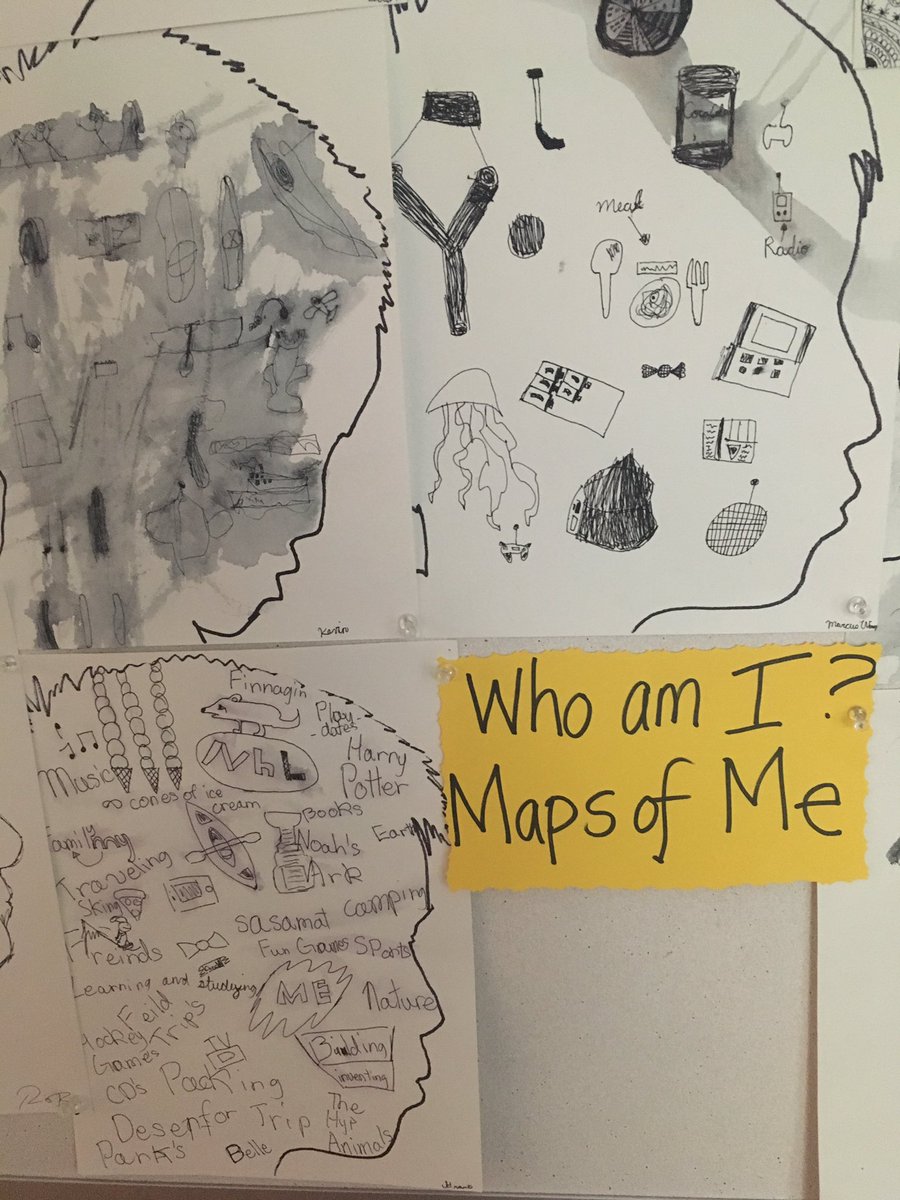 バンクーバーの保育園でやってた、この「Who am I?Map of Me」めちゃんこおしゃれじゃないですか？？しかも今頭にあることを整理して絵でアウトプットできて、大人になったらこの頃こうゆうの好きだったなとか思い出せる。日本で… 