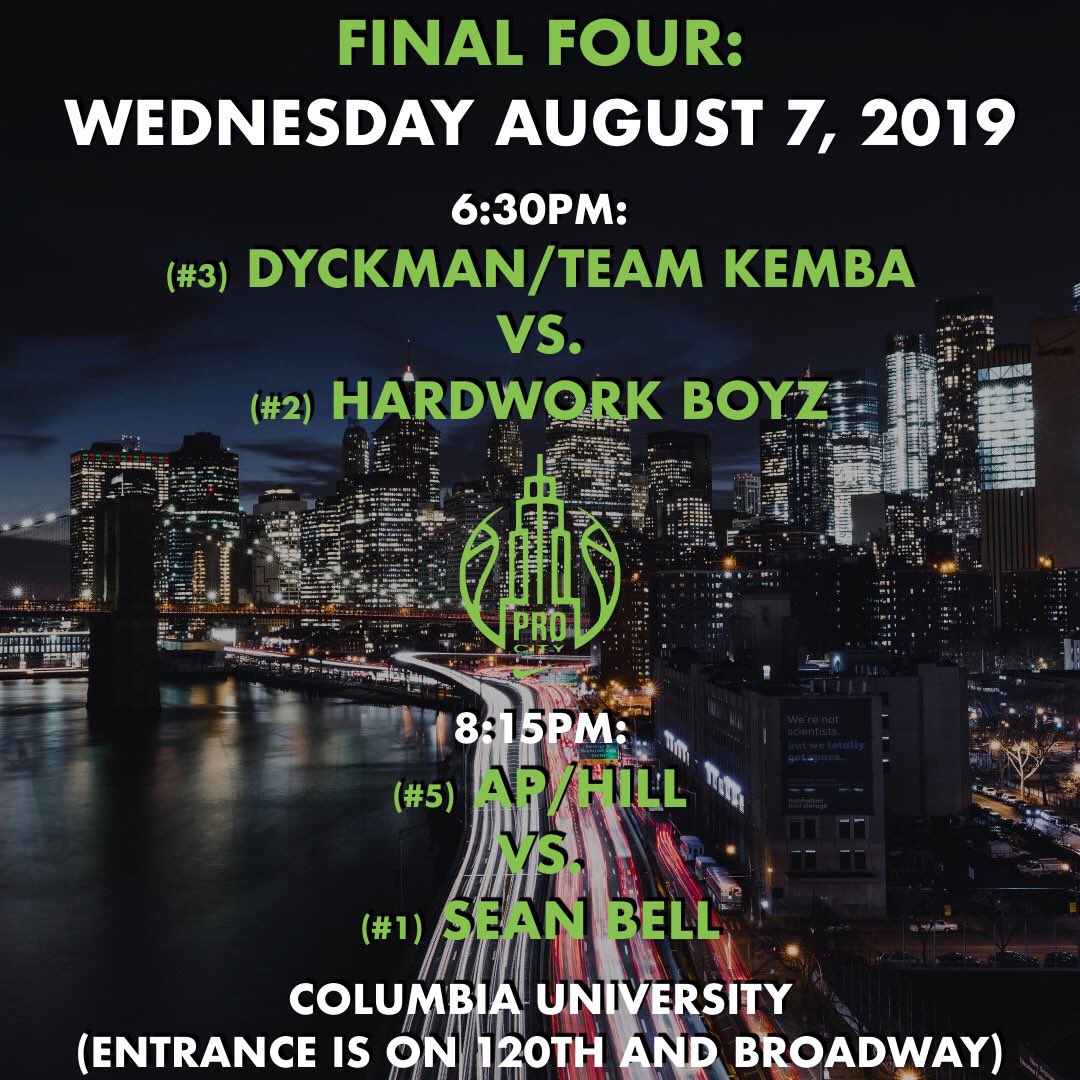 And then there was four... Tomorrow is going to be a delight!! Who will advance to the championship?