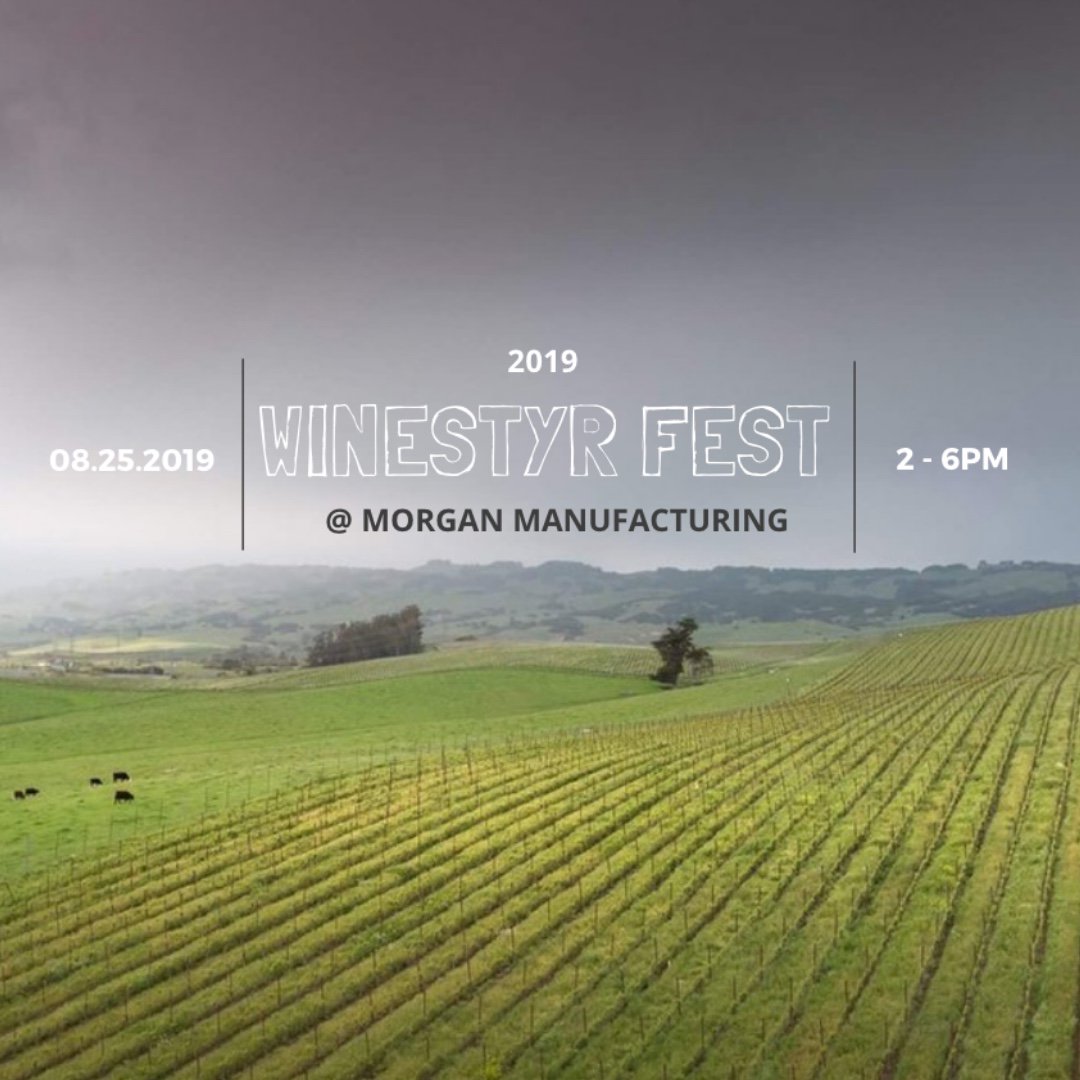 We're pumped to announce the first annual WINESTYR FEST. On August 25th, from 2pm-6pm, join an elite group of over 40 of the country's best small wine producers as they showcase 75+ wines @401MorganMfg in Chicago's West Loop.

Tickets on sale now! bit.ly/33fx8cN