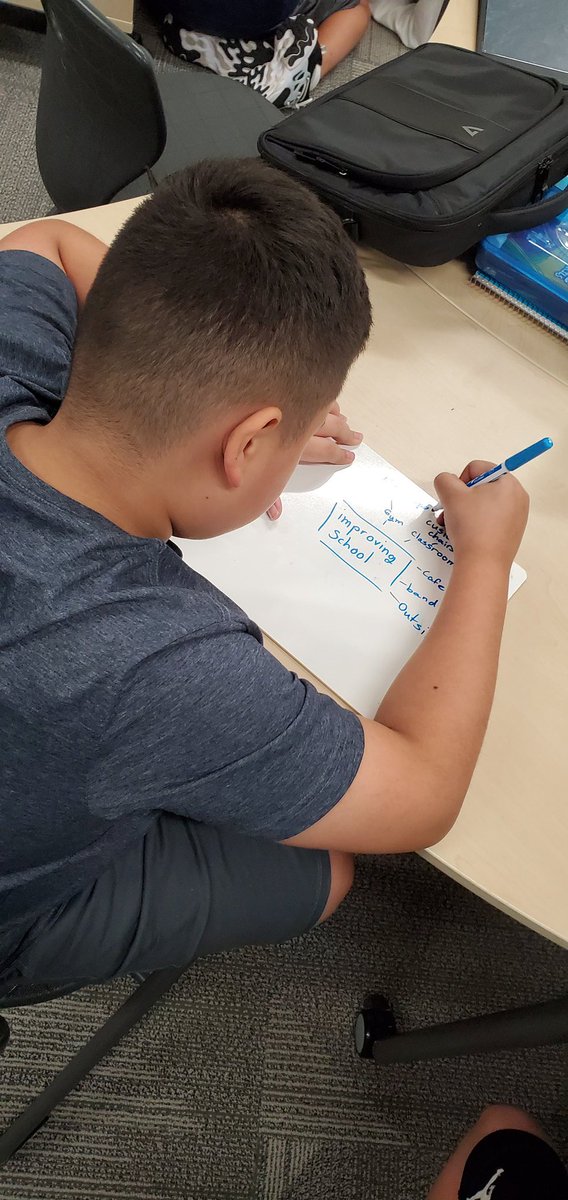 Barkley_AISE's tweet photo. Brainstorming practice to improve our engineering skills! What better topic than improving schools?! #collaboration #creativethinking #engineeringdesignprocess https://t.co/BsB1xCTUsL