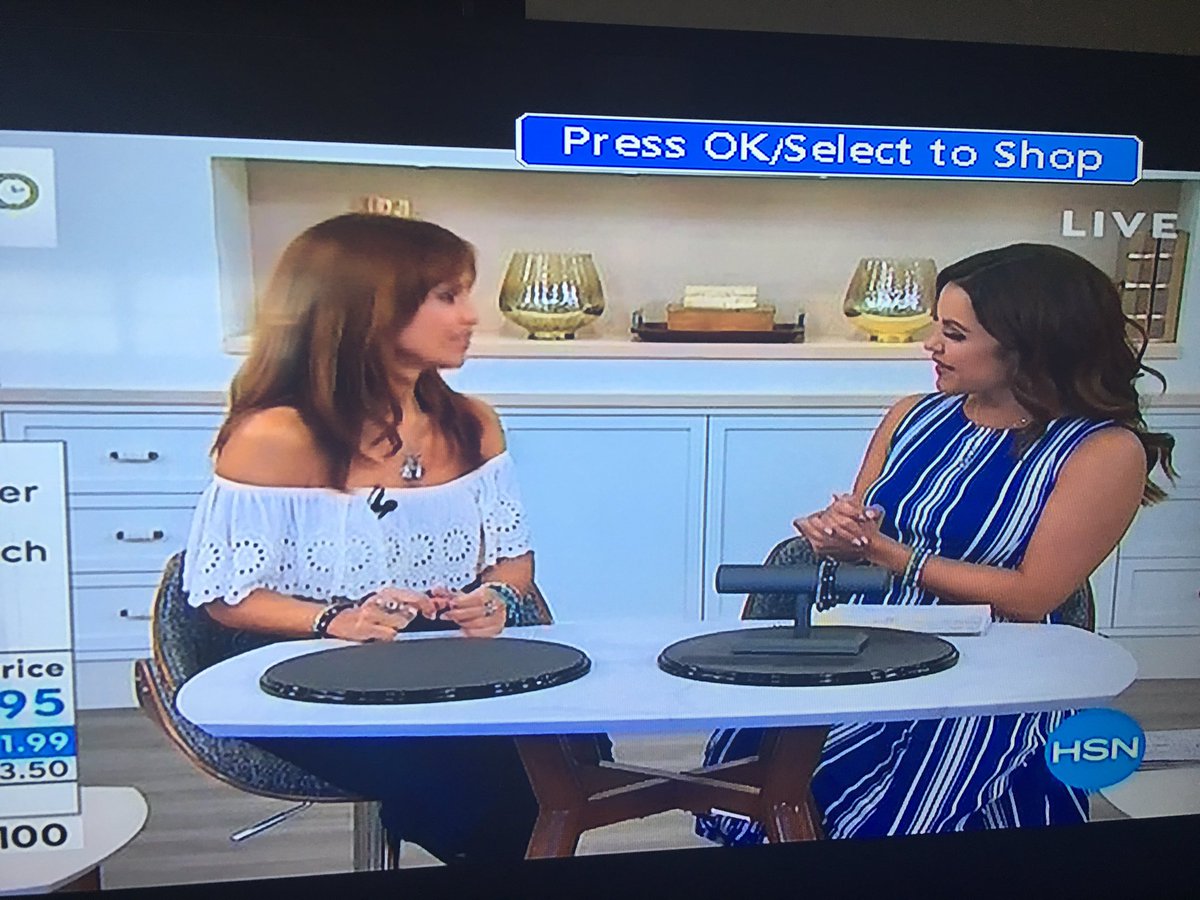 Actor_Producer's tweet photo. The lovely and talented @AyLangdon is #Live on @HSN previewing some #birthstone #pendants part of the #Ottoman #Silver that will be coming up later with @ColleenLopezHSN tune in at 1:00 & 9:00 EDT #TurkishGem #jewelry #Filigree https://t.co/llhvP69ZSe