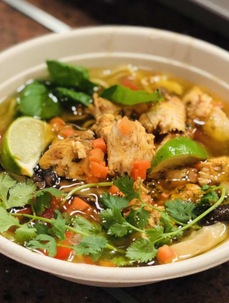 CafeHermann's tweet photo. Come see us today @CafeHermann! We are featuring our PHO Soba Noodle Bowl today at our World Cuisine Station! Come through and ask for Chef Doug #phobowl #chefdoug https://t.co/tKDQGZxpzI