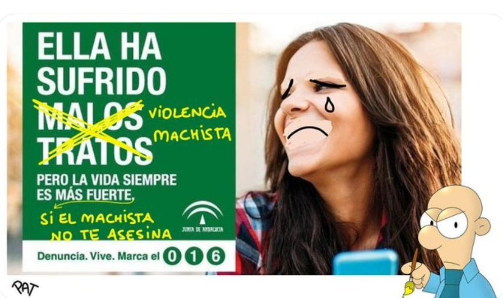 MARIAJ_SALADO's tweet photo. Rectificación necesaria #Viñeta x @loscalvitos 
#RetiradaCampañaYa #ViolenciaDeGenero #NiUnaMas #NiUnaMenos #StopMachismo #ViolenciaMachista https://t.co/Pe7MOGMsRw