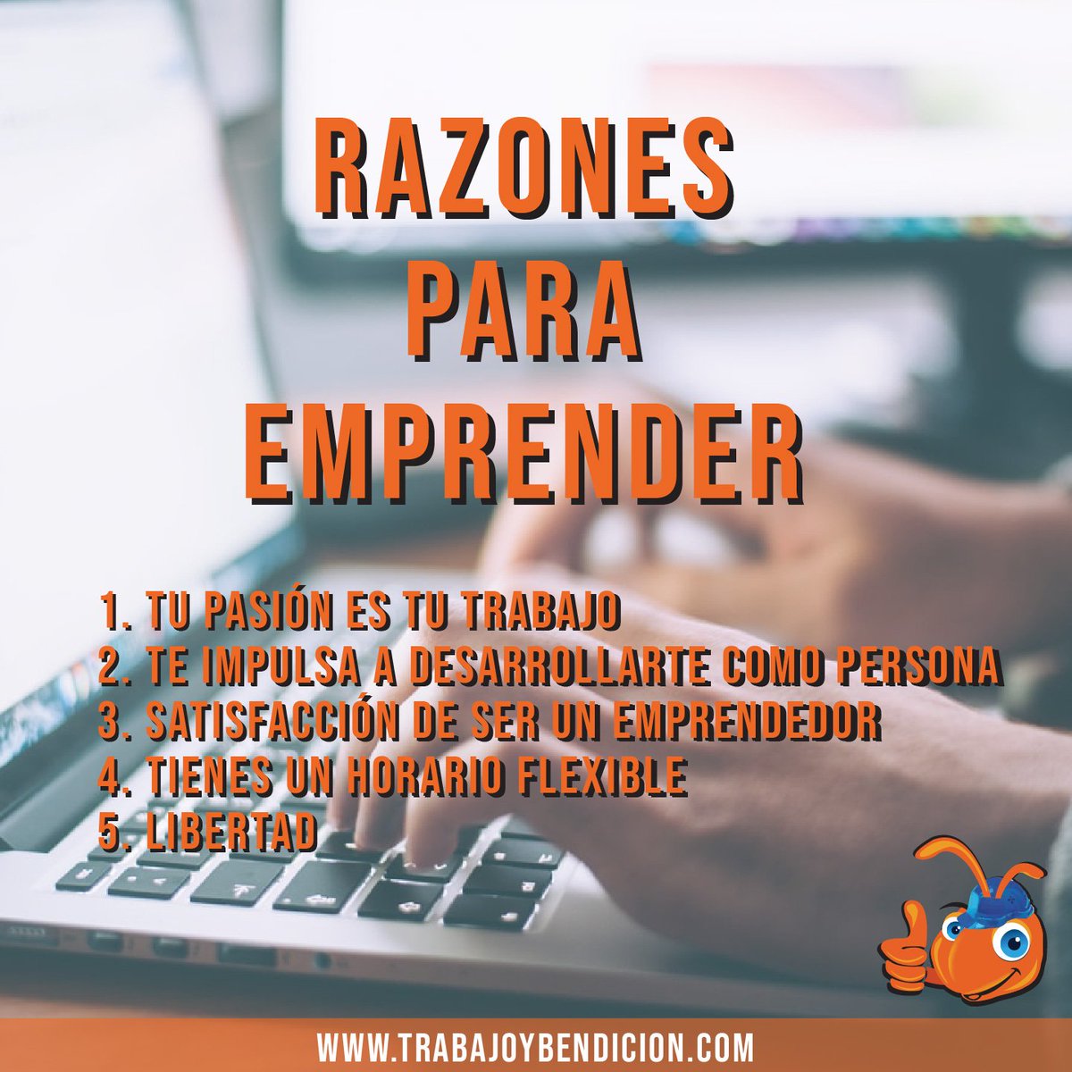 trabybendi's tweet photo. ¡Es martes! 🙌 Hoy te damos razones para que te animes a #emprender y #promocionar tu #negocio en nuestro sitio web 👉https://t.co/q90QcJeQel
.
#TrabajoYBendicion #MuestrateAlMundo #PuertoSantaAna #Guayaquil #Ecuador #Trabajo #Emprendedor #Emprendimiento #Oportunidad #Martes https://t.co/htvogO4SQR
