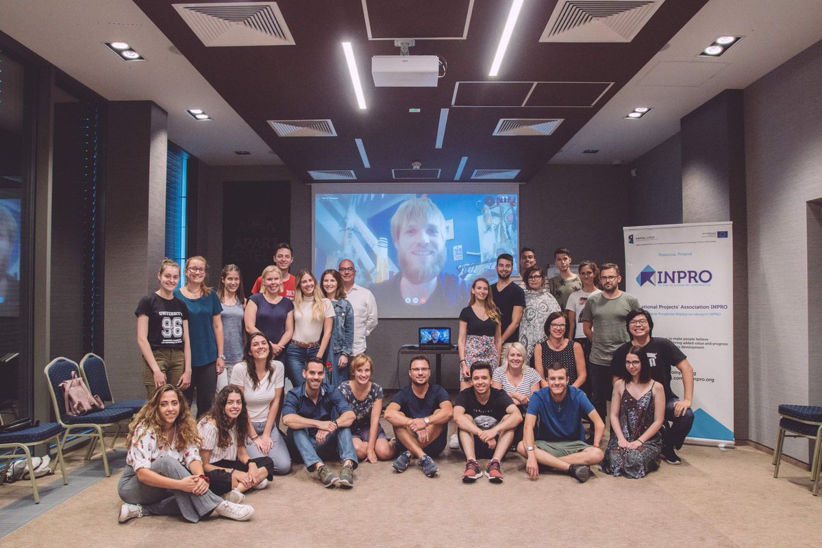 A brilliant afternoon talk and workshops with <a href="/RaduMirea1/">Radu Mirea</a> and this brilliant bunch of young people making change in their #communities on the <a href="/EUErasmusPlus/">Erasmus+</a> program #YouthBusiness2. Today we explored opportunities in the #circulareconomy and our achievements with <a href="/CultivateCN/">Cultivate Cornwall</a>