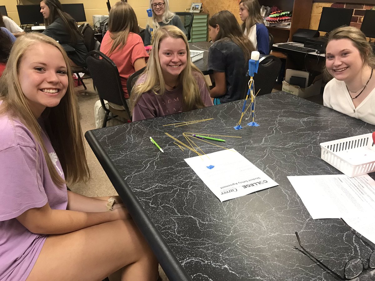 brawner_SF's tweet photo. Marshmallow challenge winners from Contemporary Issues in Education!!! #SouthStrong 🎉💙🦅 @FCCollegeCareer @cmacopedia https://t.co/Ea5A8OGeJL