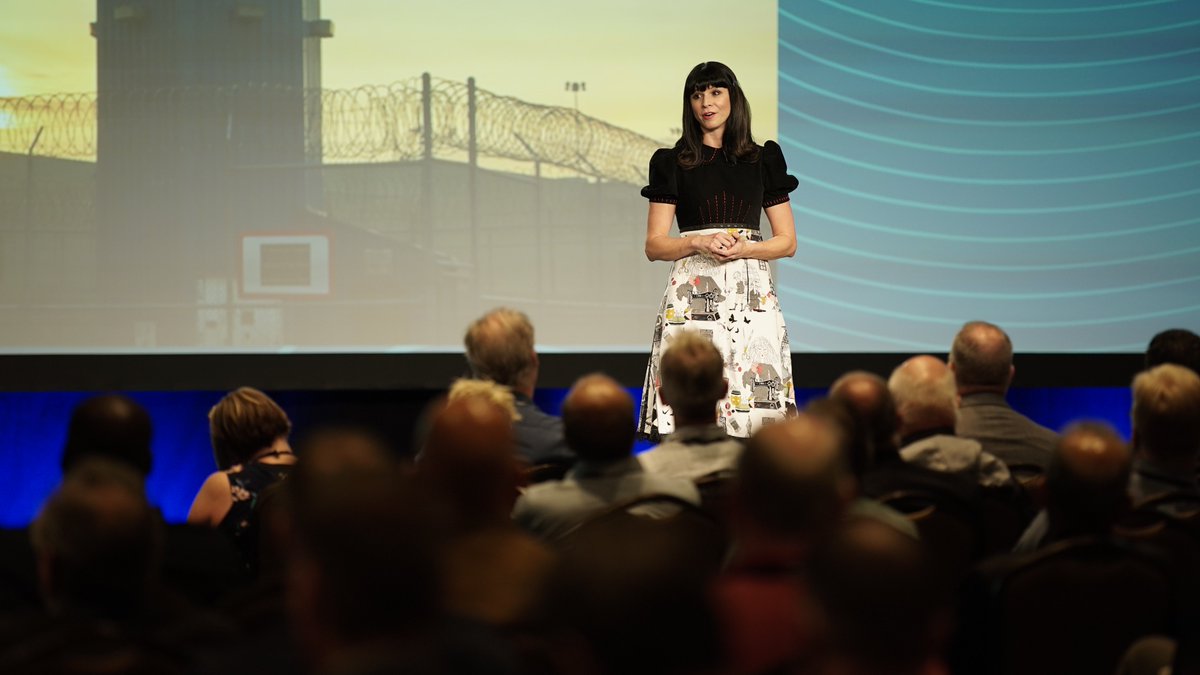 CableLabs's tweet photo. What if you were only known for the worst thing youโve ever done? Who would you be if you gave yourself or somebody around you a second chance? Thank you for inspiring us today, @Catherine_Hoke. We needed that. #secondchances #forgiveness #CLSC19 https://t.co/TD2IbD8LTs