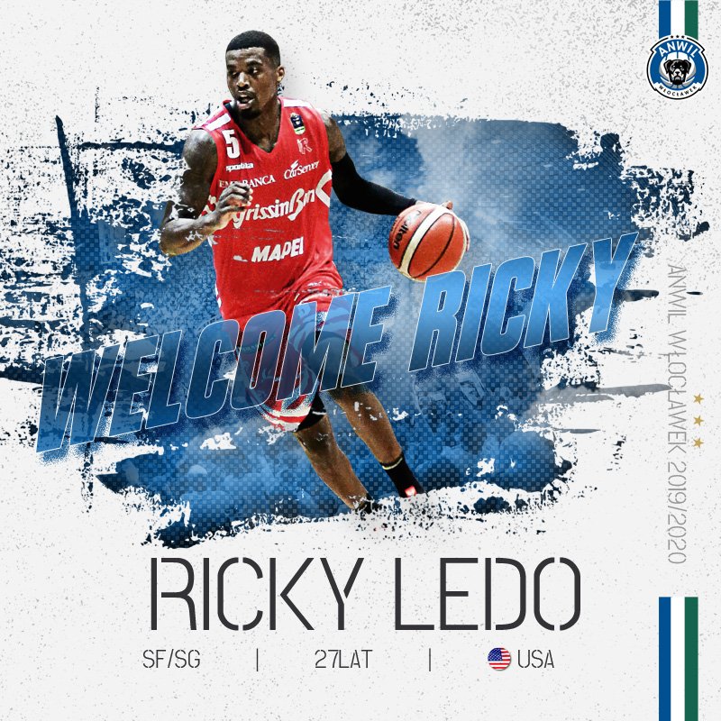 Anwil_official's tweet photo. Dallas Mavericks ➡️ New York Knicks ➡️ Saski Baskonia ➡️ Anadolu Efes Stambuł ➡️ Grissin Bon Reggio Emilia ➡️ Anwil Włocławek 😎🔥💣
#WelcomeRicky
#plkpl @PLKpl @REALRICKLEDO1 https://t.co/UcmnNr62vd