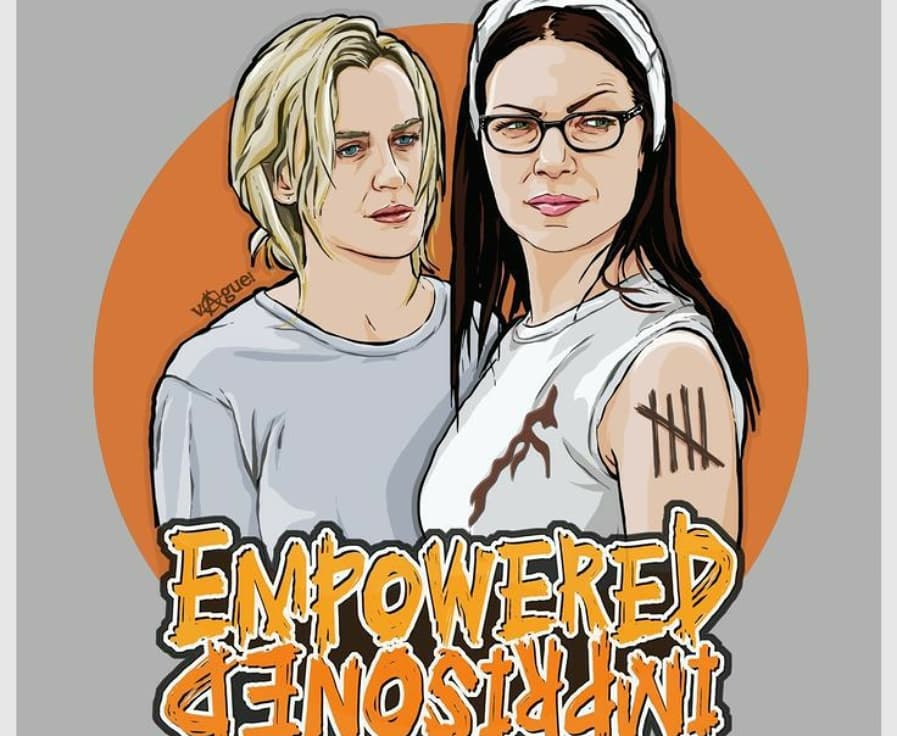 HeirWatchful's tweet photo. Spoilers de Vauseman? No, La mejor serie de Netflix Orange is the New Black. 🍊⚫ Mejor necesito un spinoff @LauraPrepon
@TaySchilling #oitnbpinterest #alexvause #piperchapman #vauseman #oitnb #oitnbfamily #oitnbfans #oitnbedit  #oitnbseason7 #oitnbnetflix #netflix https://t.co/afd4DOnczr