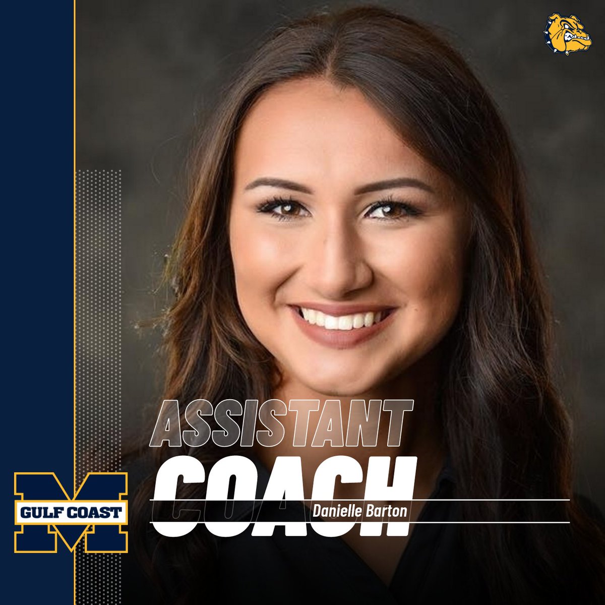 MGCCCBulldogs's tweet photo. SOFTBALL | #MGCCC head coach @NeelCoach is happy to announce Danielle Barton has joined his coaching staff. Welcome, @coachbarton07! https://t.co/rz8Mc2SZny https://t.co/SZlUaVhTJr