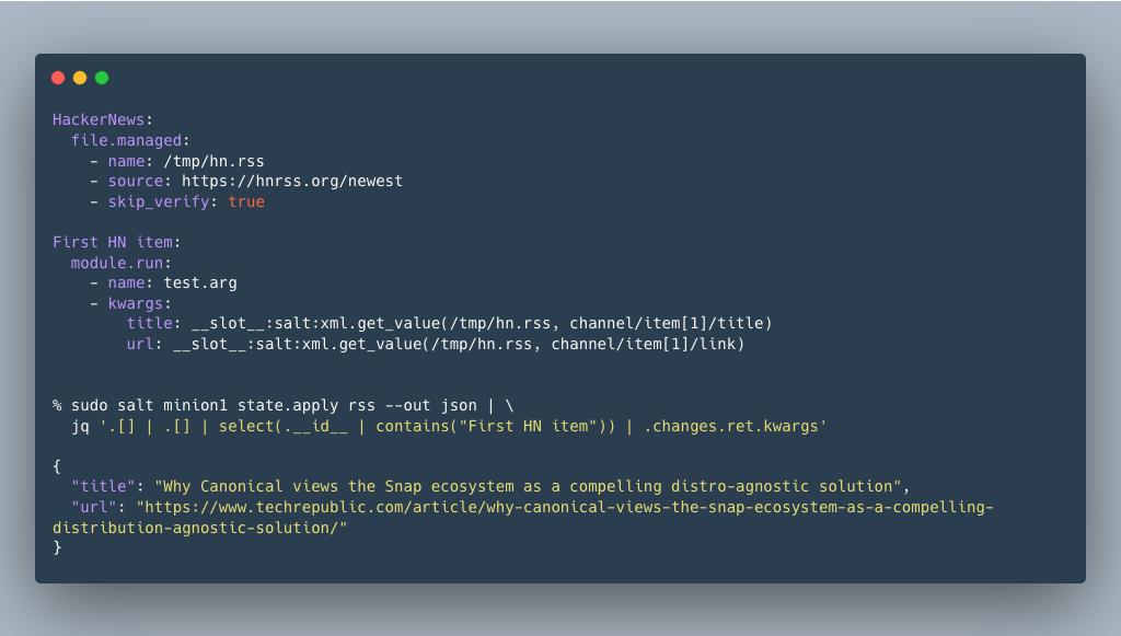 SaltTips's tweet photo. I don't know whether you like XML, but if you need to work with XML files, then Salt Neon can help:

#gitpicks #saltstack

https://t.co/jVDHN4O2cQ https://t.co/TLPLSXwvUL