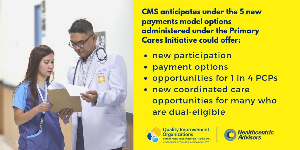 Learn more about the 5 new payment model options! <a href="/cms/">caroline stokes</a> #MIPS #QPP #APMs