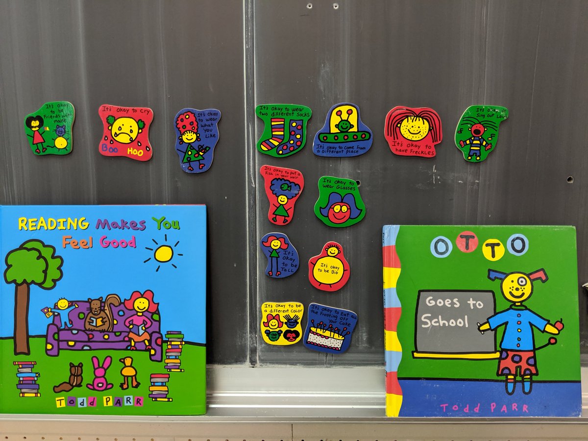 ExplorewithMrD's tweet photo. For eighteen years now, since @toddparr released his amazing book, It's Okay to be Different, I have been coloring my classroom and brightening the world with his artwork.  Thank you Sir.  It begins again today. https://t.co/PilcVtj823