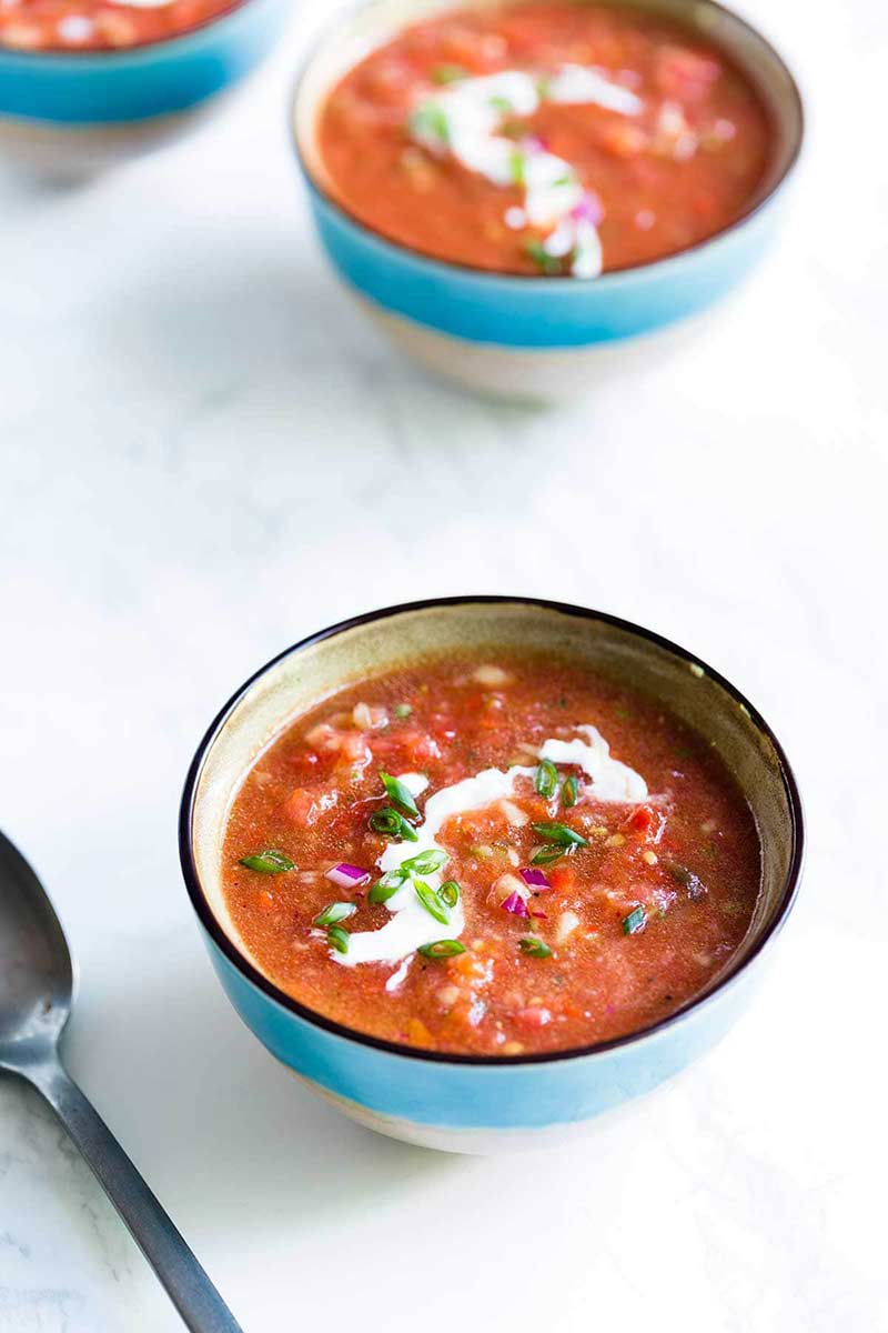 charlesviancin's tweet photo. Heirloom Gazpacho #recipe https://t.co/hHkhvM8nm0 https://t.co/CvacMf8qHc