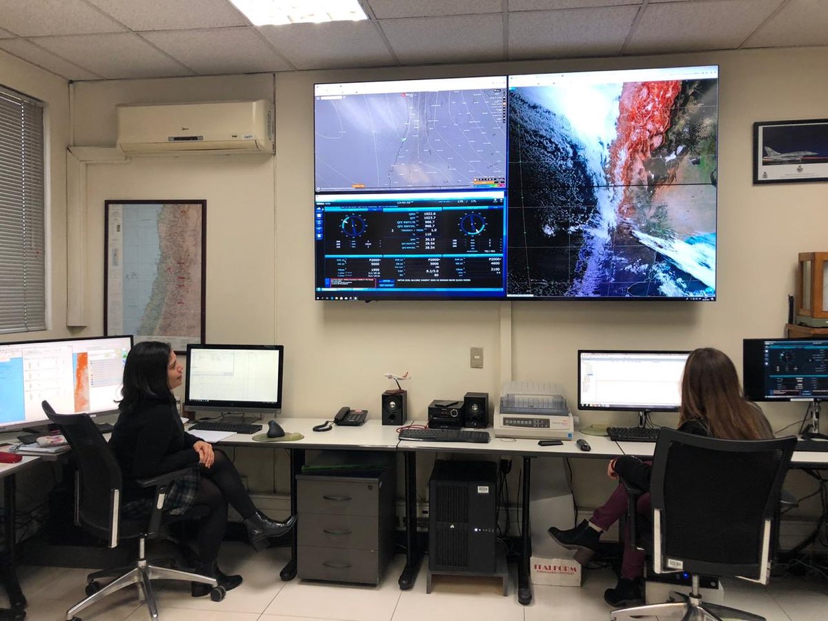 DGACChile's tweet photo. #DatosDGACChile saludamos al Centro Meteorológico del Aeropuerto Arturo Merino Benítez - CMAMB de la @DGACChile que hoy cumple 16 años entregando servicios. @TSVChile @meteochile_dmc https://t.co/p4CE6lWXcN