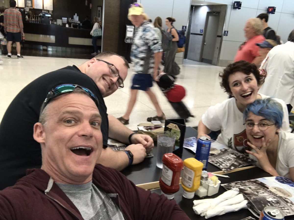 Tallsquall's tweet photo. There are so many more people and moments and memories and times I want to capture and recognize.  Every single one has a special place in my heart and will keep this old paladin’s heart full for many many months. Until the next one #ConDad signing off. https://t.co/xvio8dAONr