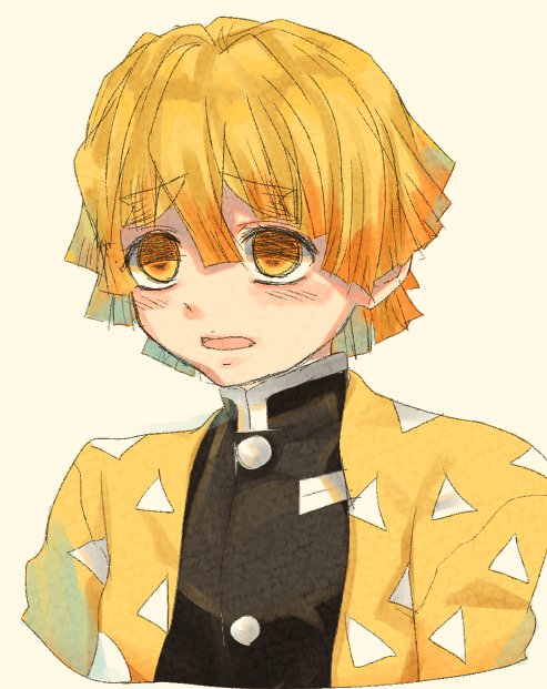 🌵檻月🌵さんがTwitterに投稿した我妻善逸(鬼滅の刃)のイラスト。