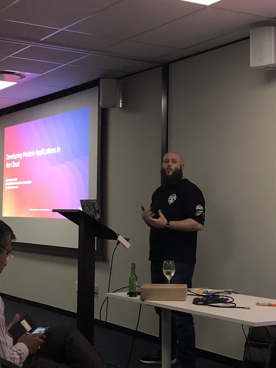 awsjozi's tweet image. It’s go time for our meetup! We’re talking developing #ModernApplications in the #Cloud with @cobusbernard