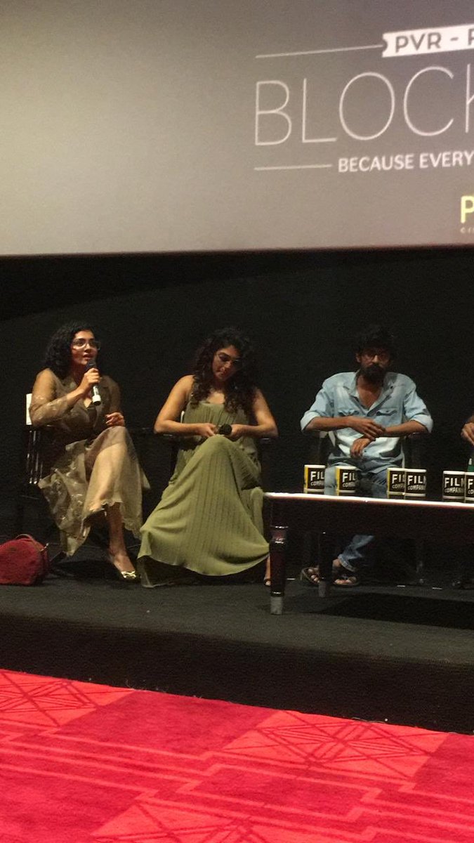 FilmCompanion's tweet photo. I got two days before I got on the set and I was very insecure but #Virus was one of the most secure sets I have worked on - @parvatweets #VirusScreening #FCBlockbuster https://t.co/a1GUUw9JnC