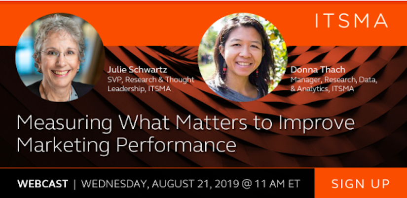 MomentumITSMA's tweet photo. Join @julieitsma &amp; @donnathach to learn from our new research and case studies on best practices to identify and #measure the impact on KPIs that drive improvement in #b2bmarketing performance. 

https://t.co/Iy0WZRJYir https://t.co/lDclEorZAY
