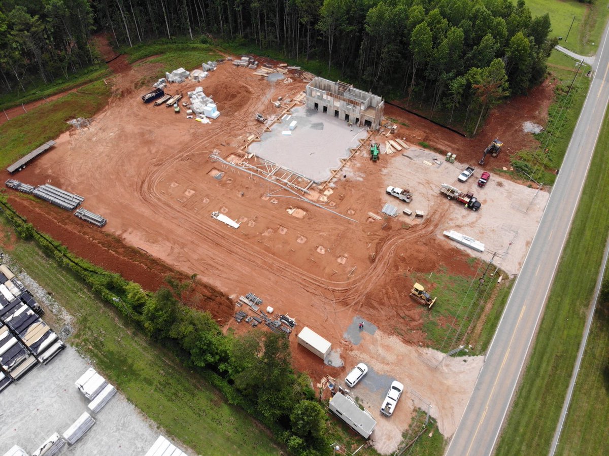 SalisburyNCFire's tweet photo. SFD Station 6 construction update, birds eye view.
#SFD6
Drone πΈ courtesy of: Ramsey Burgin Smith Architechs, Inc. https://t.co/c5zZebO6WO