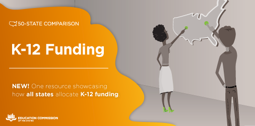 EdCommission's tweet photo. How do states fund their #K12 systems? What's the primary mechanism? Which special populations receive additional funding? Are adjustments based on district size? Find your answers in our NEW resource. https://t.co/KrCQNEwQlM #EdPolicy #tellEWA https://t.co/y3QmGwdKwK