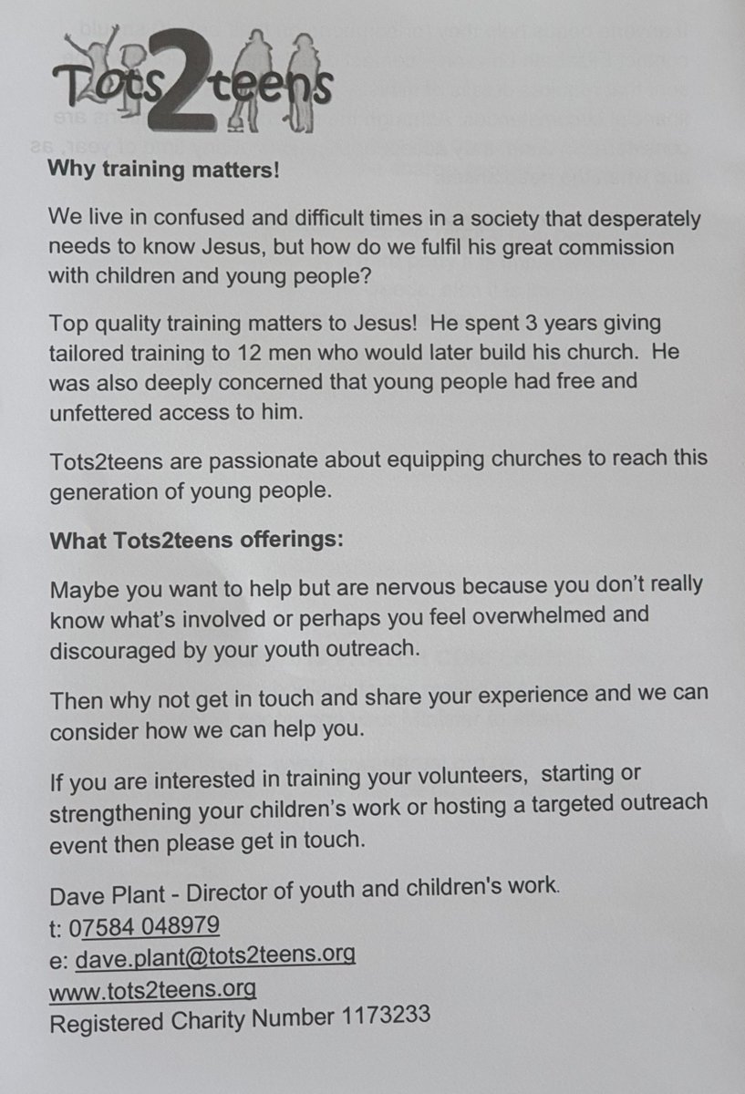 T2T_Charity's tweet image. #teacher #Training #sundayschool  #kids #volunteers #Bible