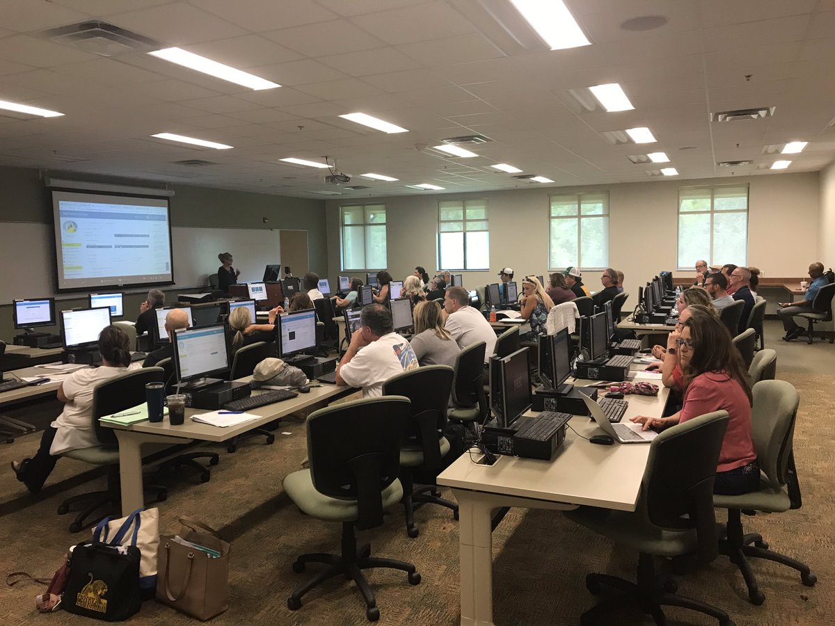 We’re at our first inservice of the 2019-2020 school year, working with our CTE teachers on resources available. 
#hernandoinspires