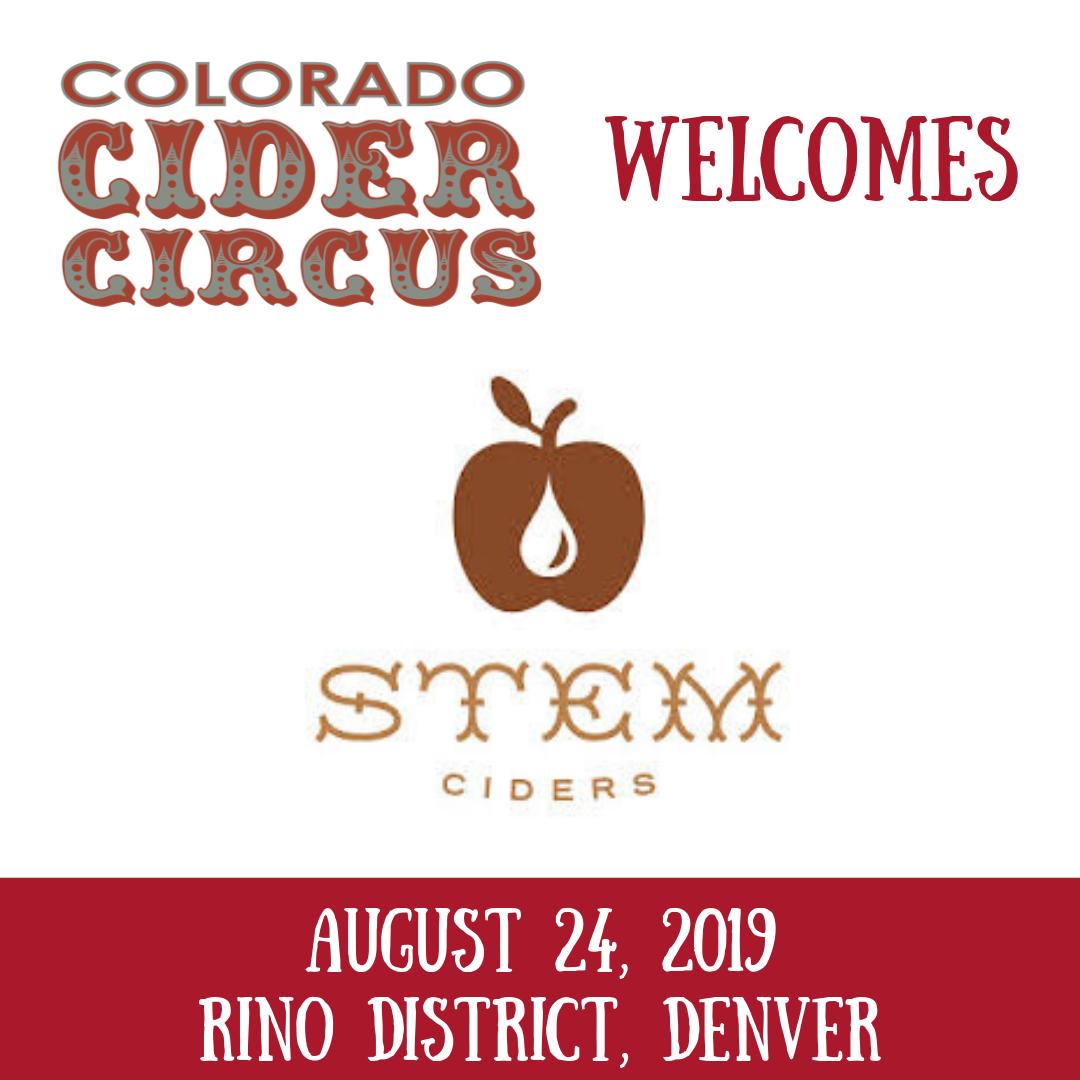CiderCircusCO's tweet photo. @stemciders will be pouring at @CiderCircusCO #denver #colorado #cidergram #pickcider #denverco https://t.co/GrAA3VoZXK
