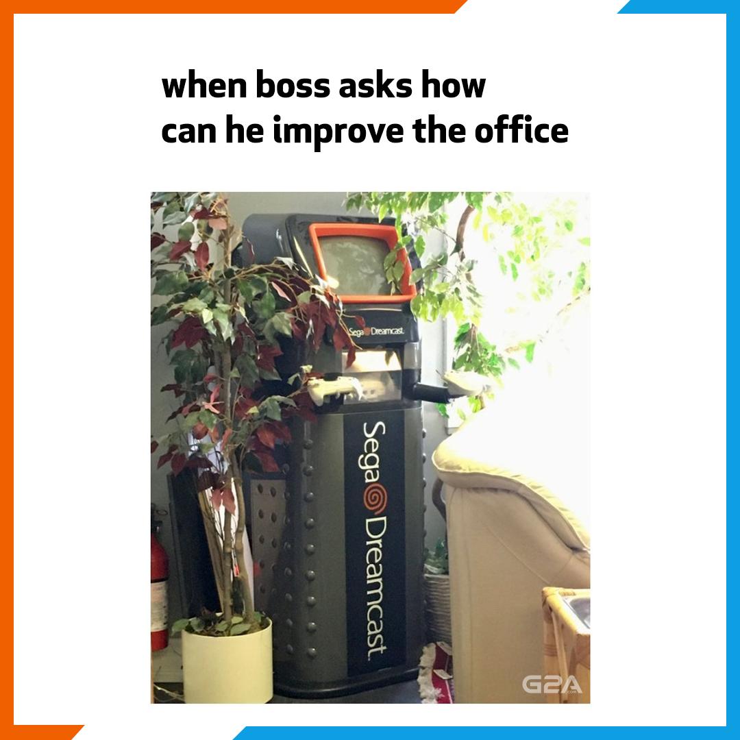 Got any upgrades recently? #g2a #officeimprovement #meemee

🛒 bit.ly/g2a_shop 🛒