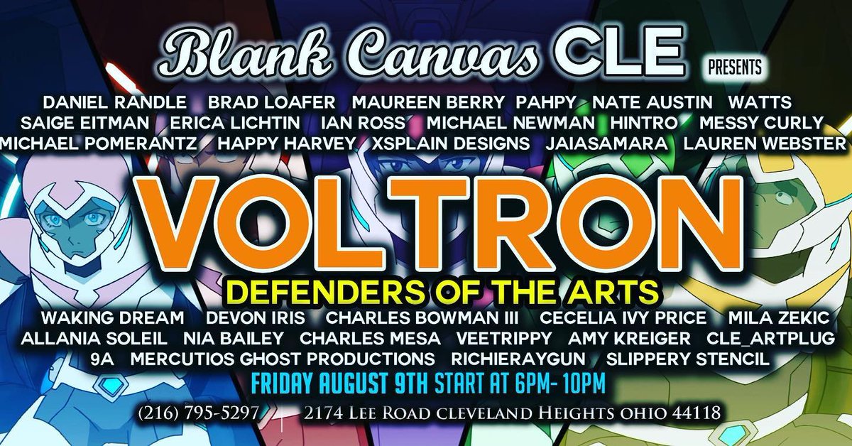 Excited to be part of this show! hope to see you there this Friday! #xsplaindesigns #artshow #blankcanvascle #voltron #exhibition #gallerystyle #clevelandartist #clevelandartists