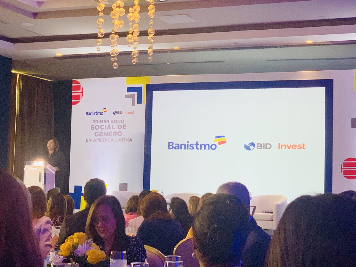 lerzyb's tweet photo. Felicidades a #Banistmo y #BIDInvest por convertir a #Panamá en el primer país de #AméricaLatina con un bono de género para ampliar el acceso a financiamiento para las PYME lideradas por mujeres.
#PrimerBonoDeGénero 
#IgualdadDeGenero #ODS https://t.co/oc2SZhvbTx